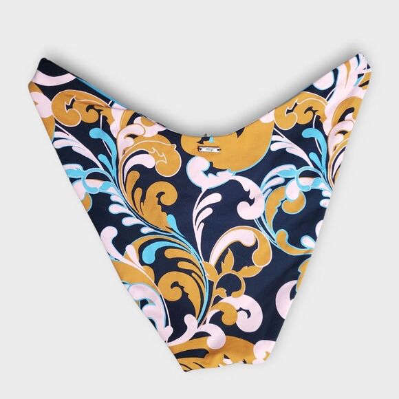 Maaji Bikini Bottom Reversible Floral Geo Print Large - Picture 3 of 6